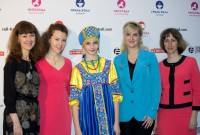 В жюри Всероссийского вокального конкурса "VocStar". С Еленой Плотниковой, Ириной Дворяновой и участниками конкурса.